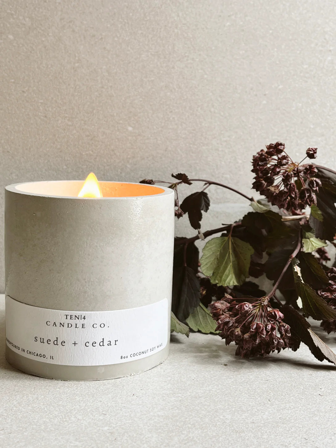 The Gaman Candle — Suede + Cedar