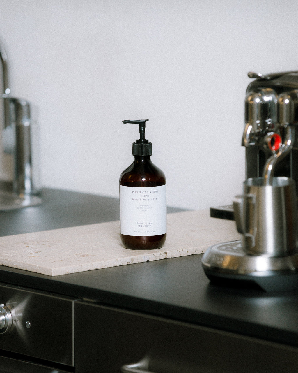 Hand & Body Wash, Peppermint & Dark Cedar