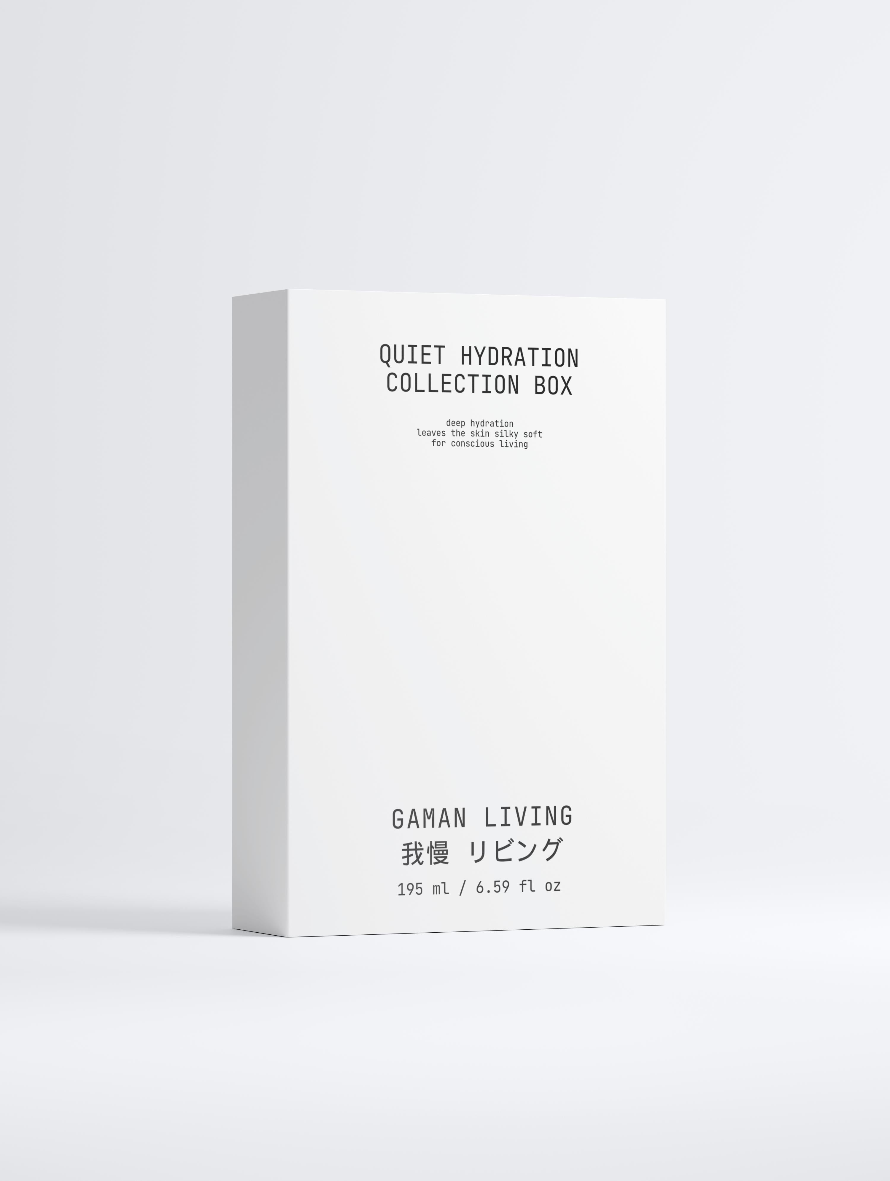 QUIET HYDRATION COLLECTION